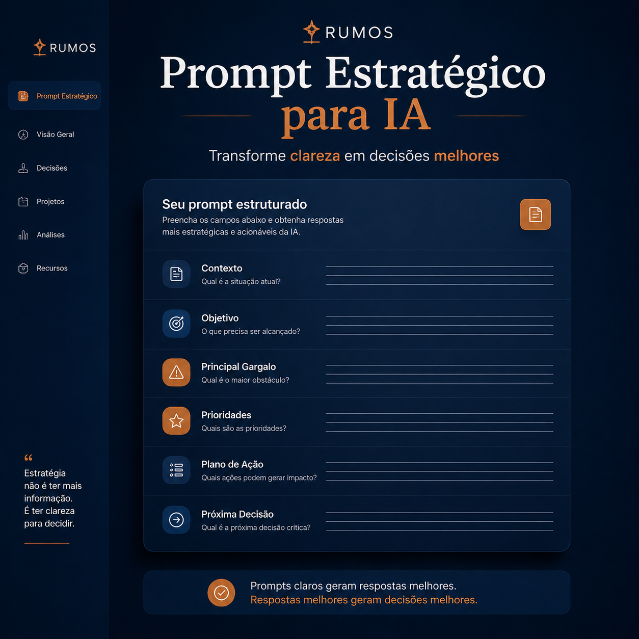 Prompt Estratégico para Inteligência Artificial